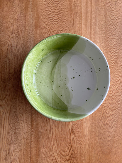 Bowl montañas verdes